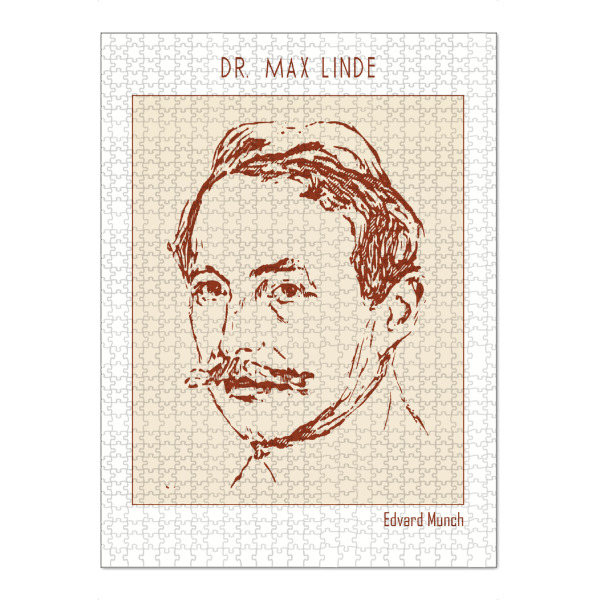 Puzzle Ravensburger "Dr. Max Linde (Line Art)" artboxONE - Abstrakt,Menschen,Männer