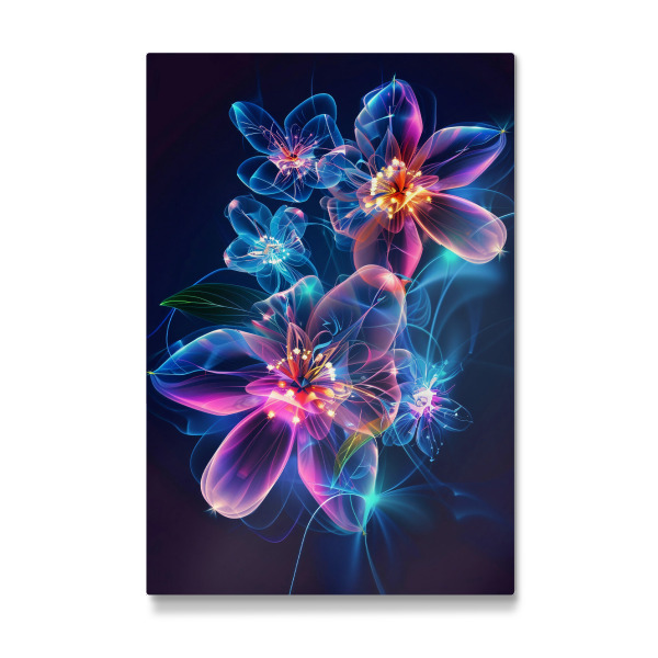 Galerie-Print "Blumen Neon C (matart)" 30x20 cm artboxONE