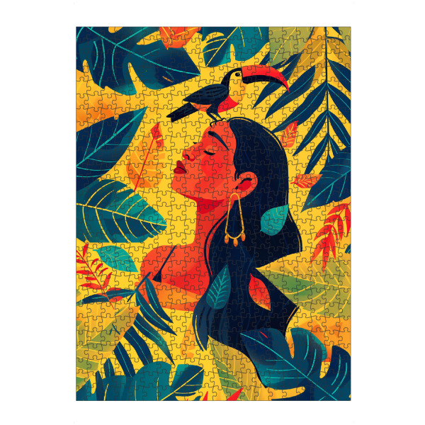 artboxONE Puzzle "Tropisches Boho Sommer-Märchen" artboxONE - Natur,Fashion,Festivals