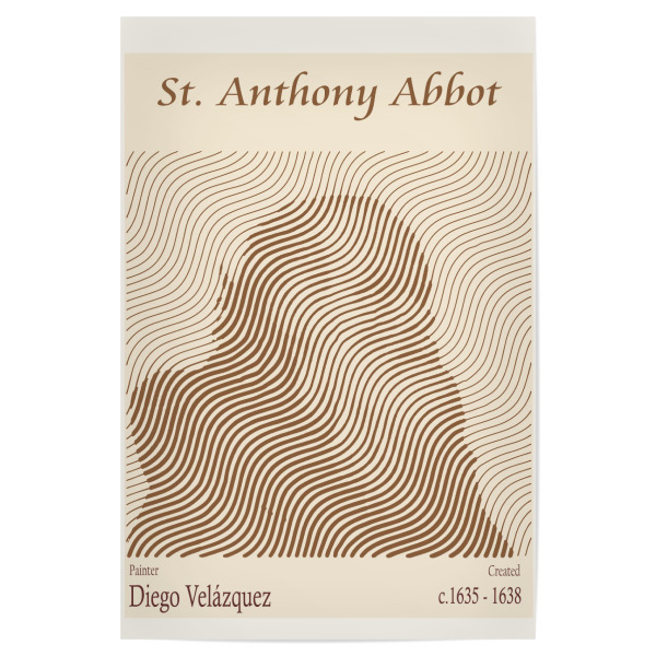 Poster 30x20 cm "St. Antonius Abt (ca. 1635–1638)" artboxONE - Abstrakt,Menschen,Männer