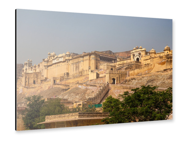 Alu-Dibond "Fort Amber bei Jaipur in Indien" 30x20 cm artboxONE