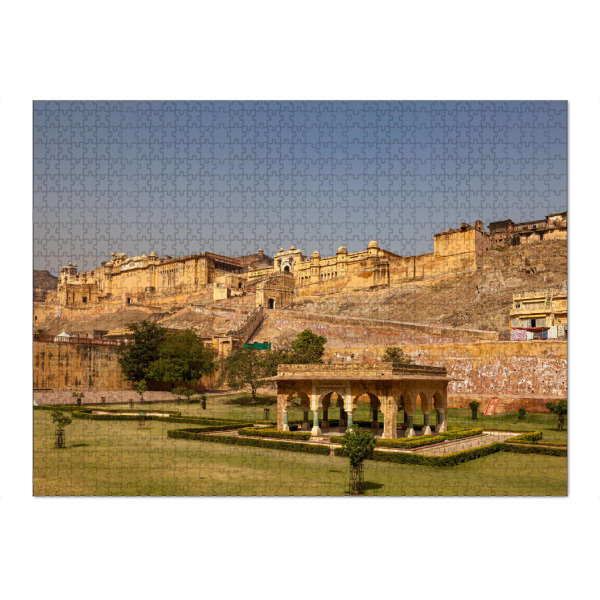 Puzzle Ravensburger "Amber Fort bei Jaipur in Indien" artboxONE - Architektur,Reise / Asien