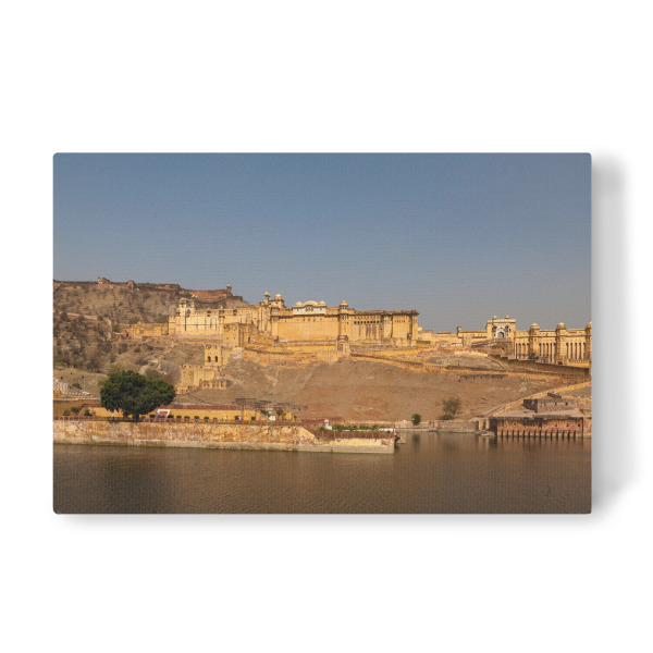 Leinwandbild "Fort Amber bei Jaipur" artboxONE - Architektur,Reise / Asien - Fort amber,Amber palace,Indien,Rajasthan,Jaipur,Palast,Burg,Schloss
