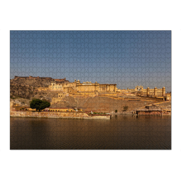 Puzzle Ravensburger "Fort Amber bei Jaipur" artboxONE - Architektur,Reise / Asien