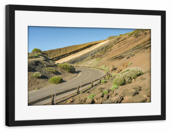 Poster mit Rahmen schwarz "Teneriffa La Tarta" artboxONE - Natur,Reise,Reise / Länder