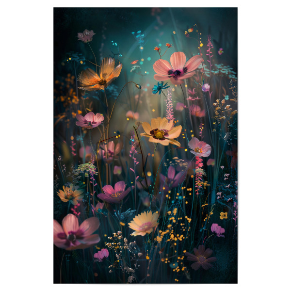Poster 30x20 cm "Blumenwiese C (matart)" artboxONE - Natur,Floral - Blumen,Wiese,Garten,Natur,Modern,Kunst