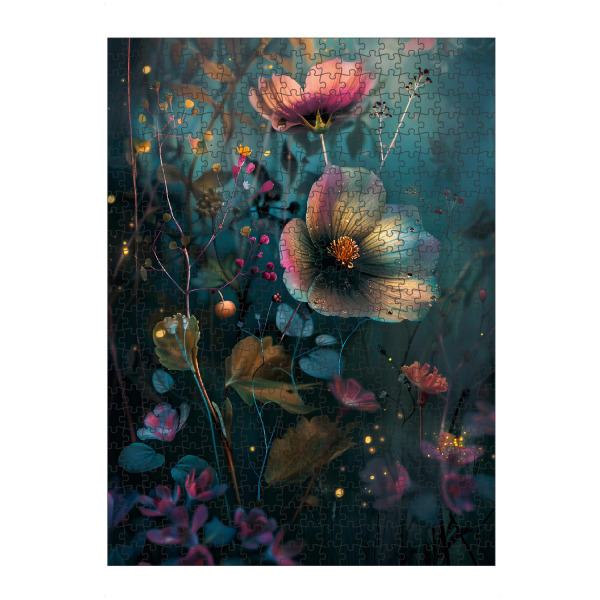 Puzzle Ravensburger "Blumenwiese D (matart)" artboxONE - Natur,Floral - Blumen,Wiese,Garten,Natur,Modern,Kunst - Bild blumen
