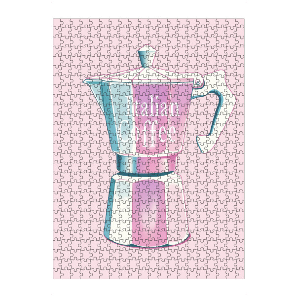 artboxONE Puzzle "Italian Coffee rose" artboxONE - Typografie,Essen & Trinken,Reise / Strand und Meer