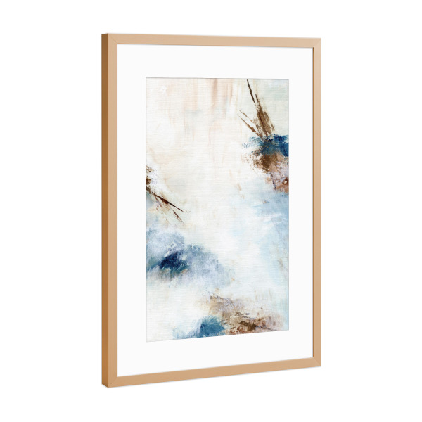 Poster mit Rahmen Kupfer "Cosmic Abstract" artboxONE - Natur,Comic,Abstrakt