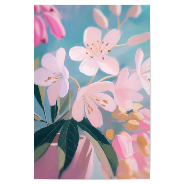 Poster "Zarte Blütenpracht" artboxONE - Natur,Floral
