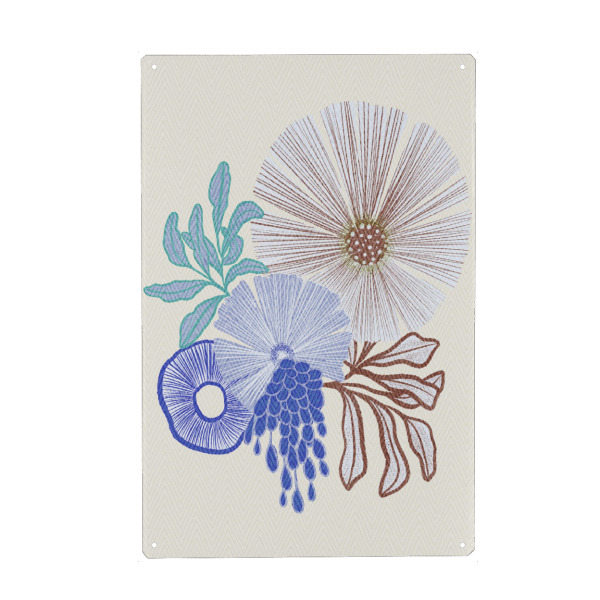 Metall Poster "Coral reef" artboxONE - Natur,Floral,Unterwasser