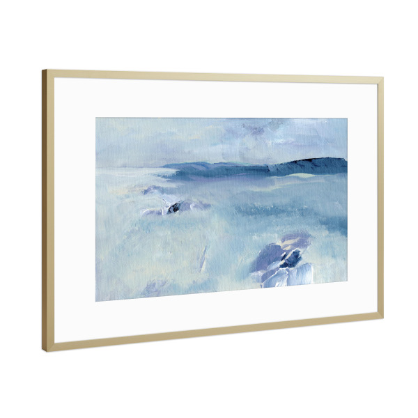 Poster mit Rahmen Gold "Dreamy landscape" artboxONE - Natur,Reise,Abstrakt