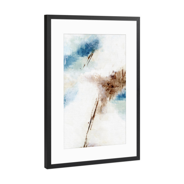 Poster mit Rahmen Schwarz (Metallic) "Cosmic abstract ll" artboxONE - Comic,Abstrakt