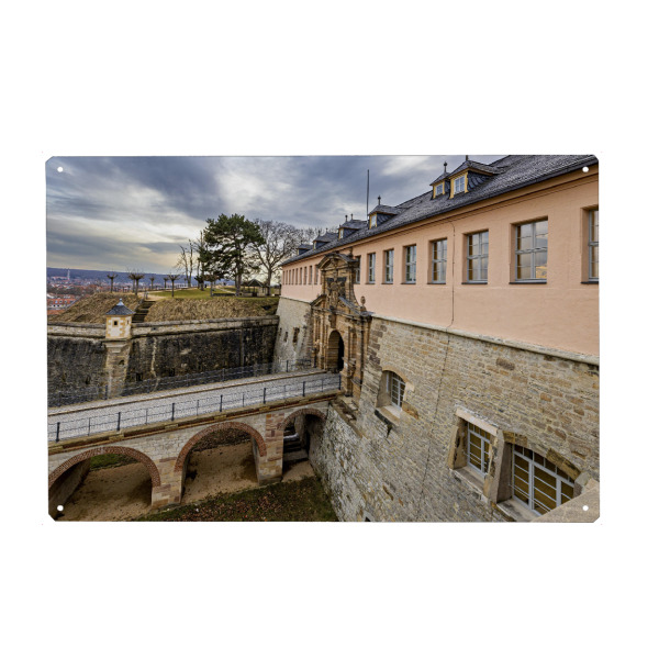 Metall Poster "Die Erfurter Zitadelle" artboxONE - Architektur - Erfurt,Thüringen,Petersberg,Festung,Zitadelle petersberg - Blechschild