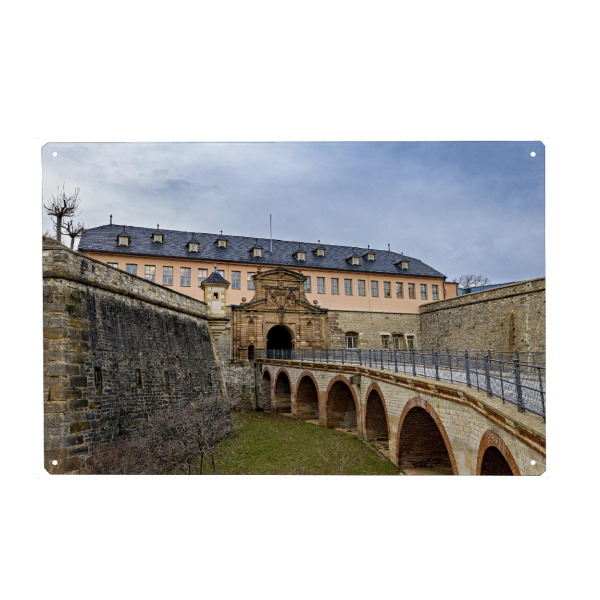 Holzbild "Zitadelle Petersberg" artboxONE - Architektur - Erfurt,Thüringen,Petersberg,Festung,Zitadelle petersberg