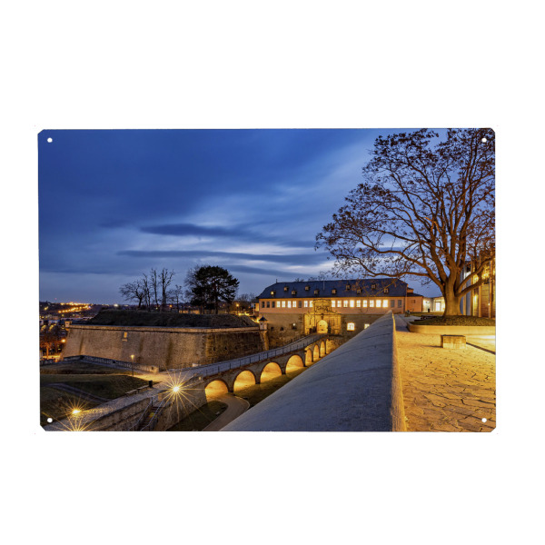 Holzbild "Die Zitadelle Petersberg in Erfurt" artboxONE - Architektur - Erfurt,Thüringen,Petersberg,Festung,Zitadelle petersberg