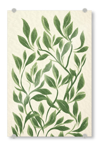 Acrylglasbild "Grüne Rankpflanze" artboxONE - Natur,Floral