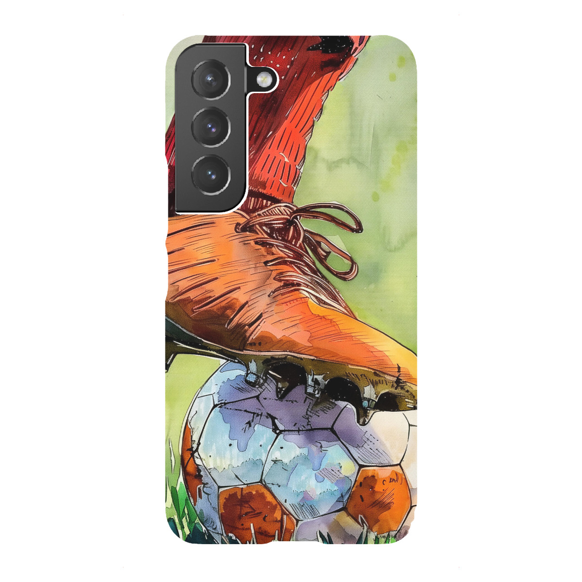 "Fußballspieler Sportkunst H"für Samsung Galaxy - Premium-Case Handyhülle artboxONE