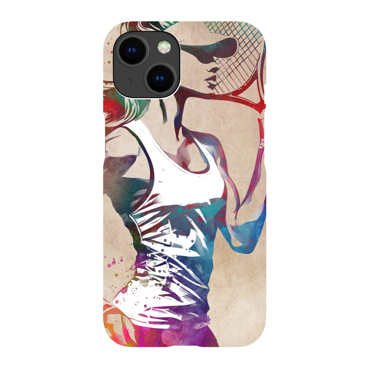 iPhone "Tennissportkunst E" Premium-Case Handyhülle artboxONE