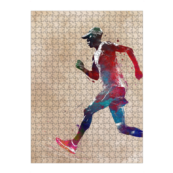 artboxONE Puzzle "Laufsportkunst E" artboxONE - Sport,Sport / Motivation - Sport,Joggen,Jogger,Läufer,Laufen - Bild sport