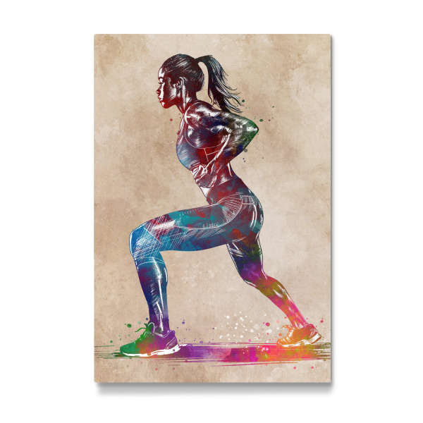 Galerie-Print "Fitness Gymnastik Sport Kunst B" 30x20 cm artboxONE