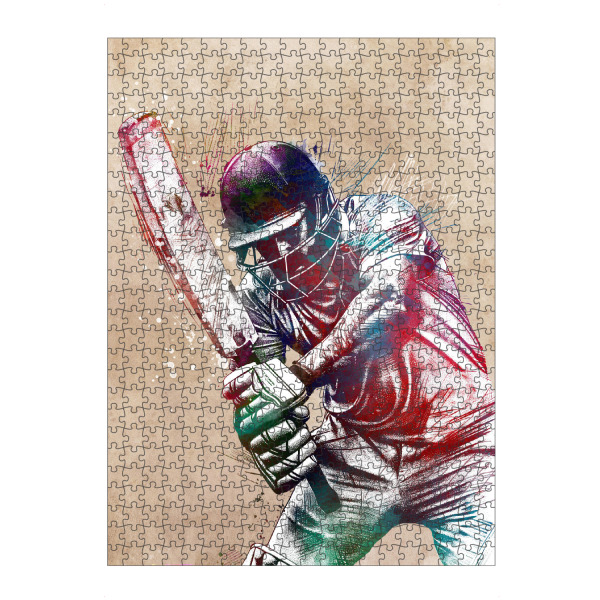 artboxONE Puzzle "Cricket-Sportkunst B" artboxONE - Sport,Sport / Motivation - Cricket,Sport,Sport,Spieler,Spiel - Bild cricket