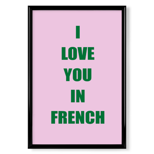 Ich liebe dich (auf Französisch