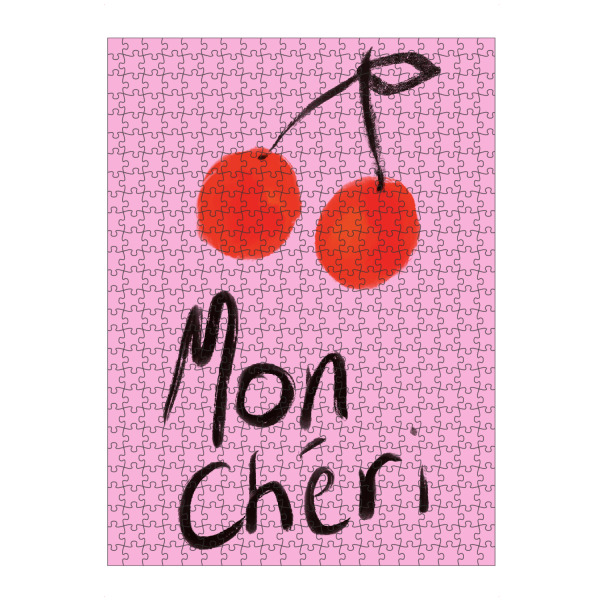 artboxONE Puzzle "Mon Cheri Rosa Rot" artboxONE - Natur,Essen & Trinken / Obst & Gemüse - Kirschen,Moncheri,Rosa,Rot,Küche - Bild kirschen