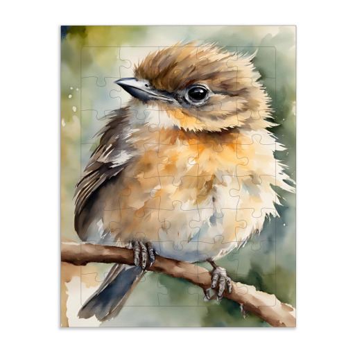 Kleiner Vogel - Aquarell