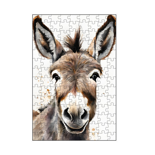 Kleiner Esel - Aquarell