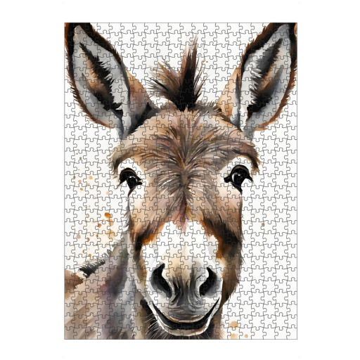 Kleiner Esel - Aquarell