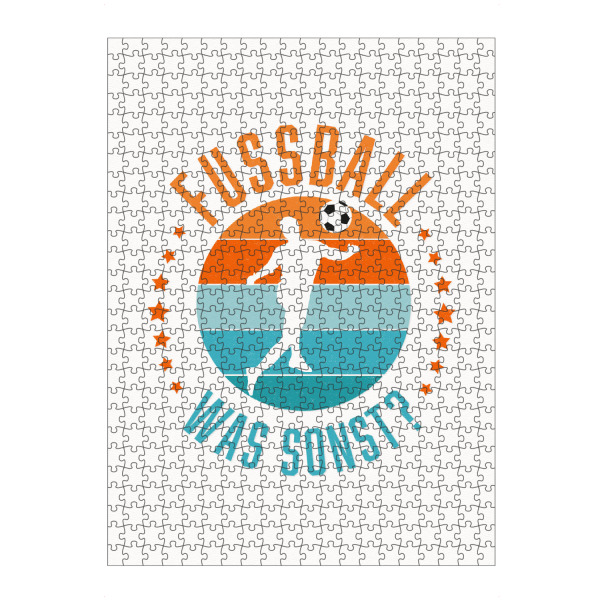 artboxONE Puzzle "Fußball, – was denn sonst" artboxONE - Typografie,Sport / Fußball,Sport / Motivation