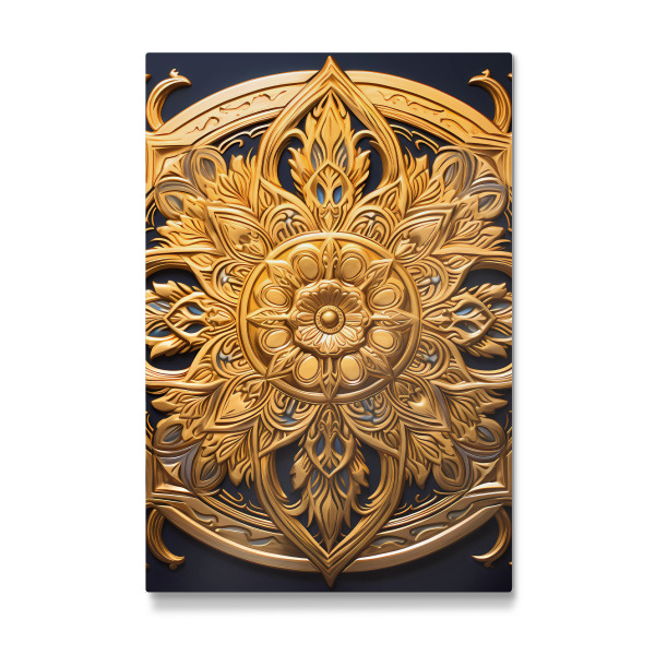 Galerie-Print "Mandala - Gold - Olimpiada" 75x50 cm artboxONE