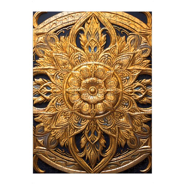 artboxONE Puzzle "Mandala - Gold - Olimpiada" artboxONE - Natur,Floral,Abstrakt