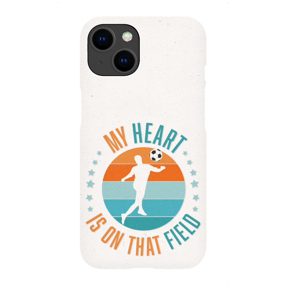 iPhone "Fußball-Leidenschaft pur" Premium-Case Handyhülle artboxONE