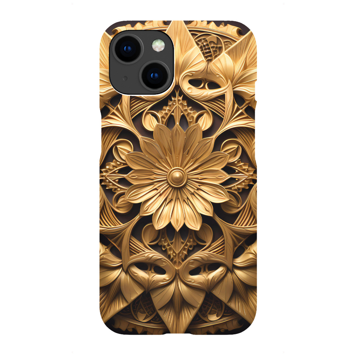 iPhone "Mandala - Gold - Lihir" Premium-Case Handyhülle artboxONE