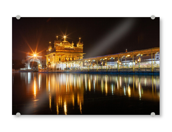 Acrylglasbild "Der Goldene Tempel von Amritsar" artboxONE - Architektur,Reise / Asien
