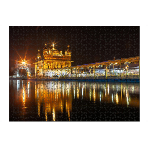 Puzzle Ravensburger "Der Goldene Tempel von Amritsar" artboxONE - Architektur,Reise / Asien