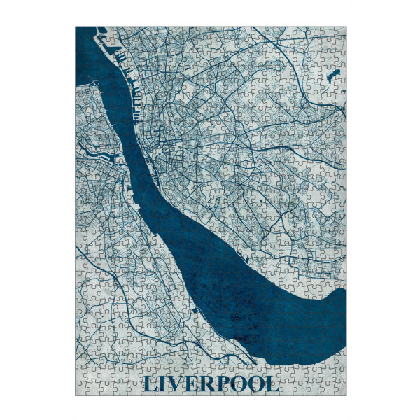 artboxONE Puzzle "Liverpool Vintage" artboxONE - Städte / Weitere,Kartografie