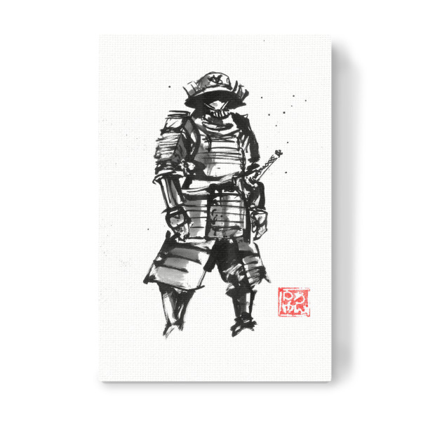 Leinwandbild "Rüstung" artboxONE - Reise / Asien,Männer - Samurai,Sumie,Japan