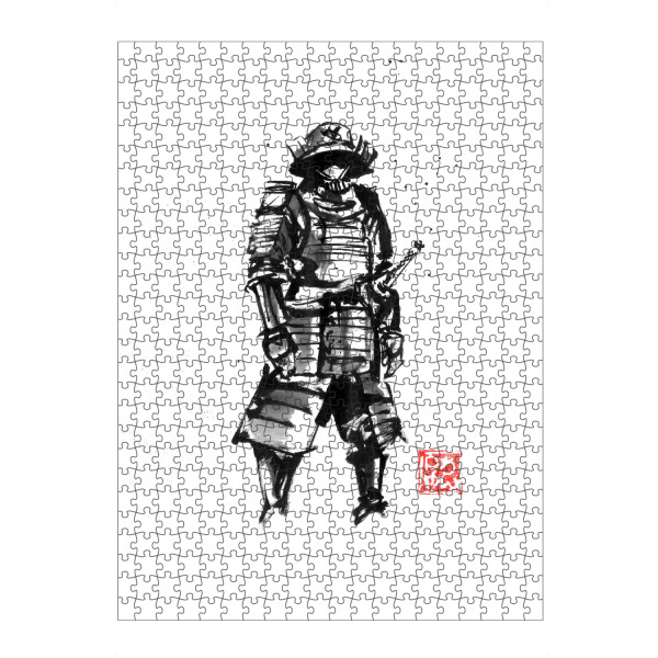 Puzzle Ravensburger "Rüstung" artboxONE - Reise / Asien,Männer - Samurai,Sumie,Japan - Bild samurai