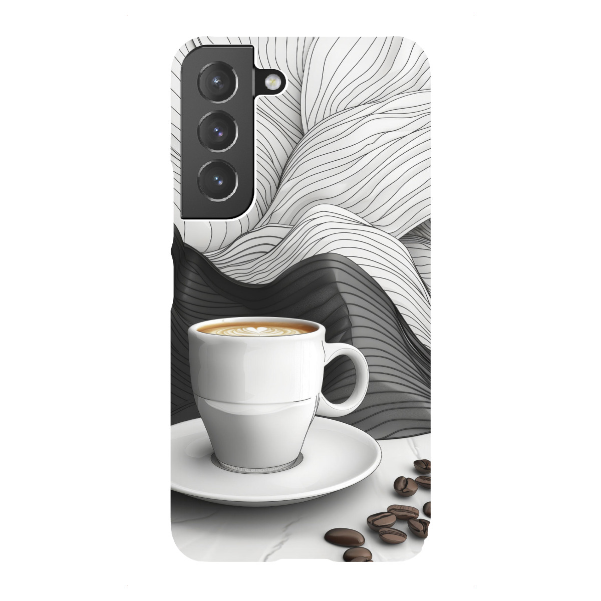 "Kaffeezeitkunst H"für Samsung Galaxy - Premium-Case Handyhülle artboxONE