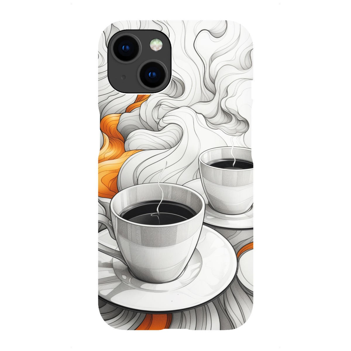 iPhone "Kaffeezeitkunst G" Premium-Case Handyhülle artboxONE