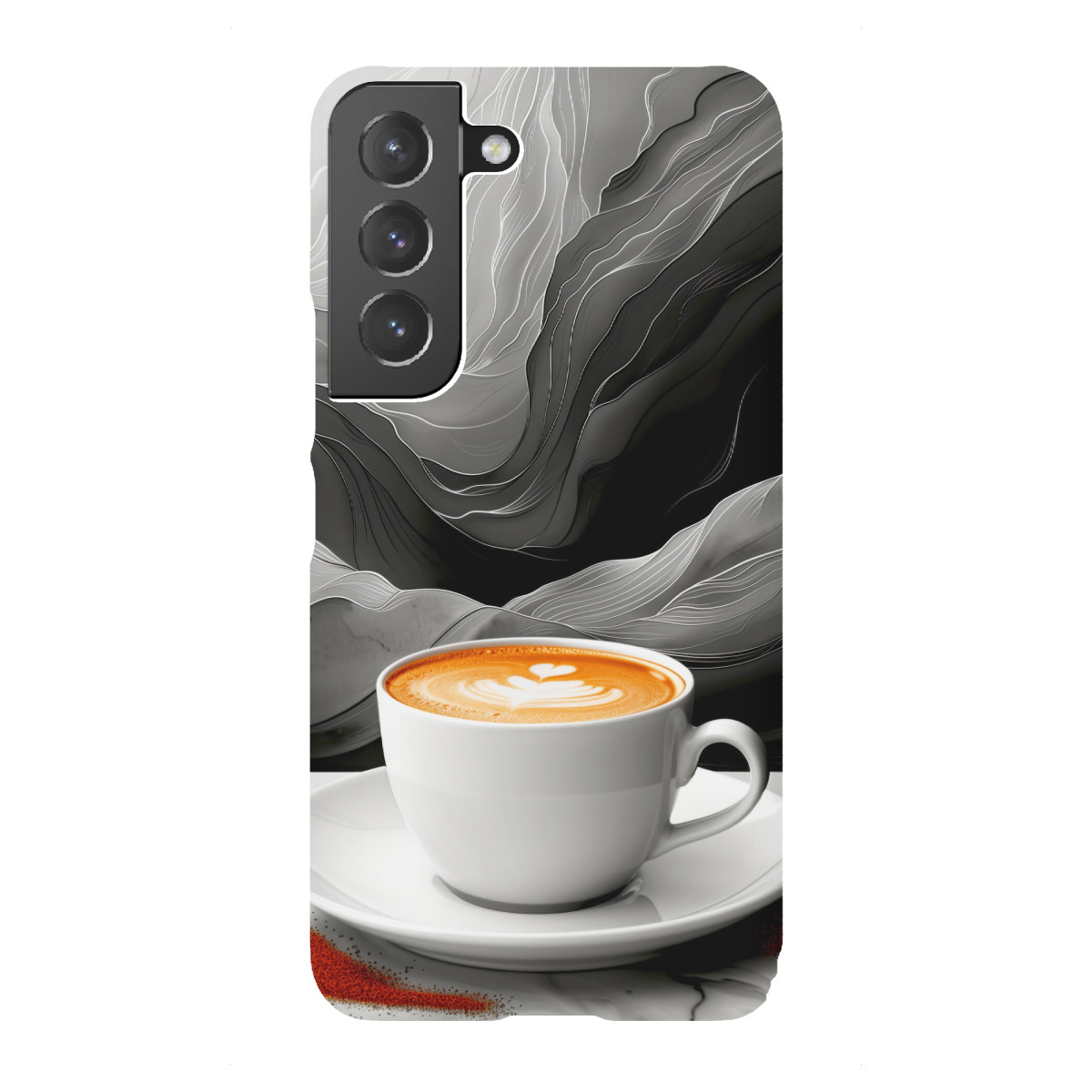 Samsung Galaxy "Kaffeezeitkunst F" Premium-Case Handyhülle artboxONE