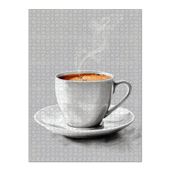 Puzzle Ravensburger "Kaffeezeit Kunst D" artboxONE - Essen & Trinken - Kaffee,Kaffeeliebhaber,Kaffeezeit,Küche,Essen,Trinken,Espresso - Bild kaffee