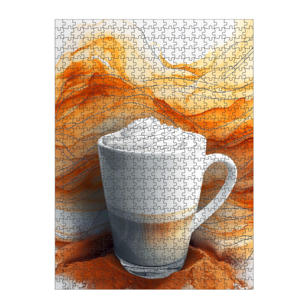 Puzzle Ravensburger "Kaffeezeitkunst A" artboxONE - Essen & Trinken - Kaffee,Kaffeeliebhaber,Getränke,Latte,Kaffeezeit,Küche - Bild kaffee