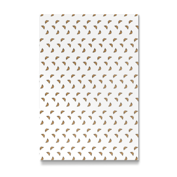 Galerie-Print "Croissant Muster weiß" 30x20 cm artboxONE