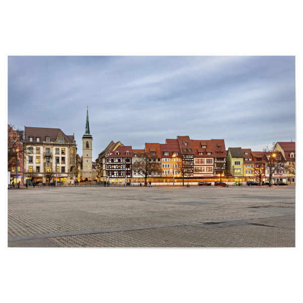 Poster "Der Erfurter Domplatz" artboxONE - Architektur - Erfurt,Thüringen,Altstadt,Domplatz