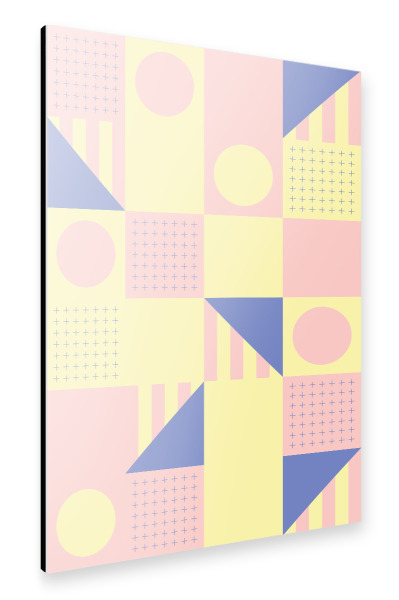 Alu-Dibond "Riviera Tiles Sunny Vibes" 30x20 cm artboxONE