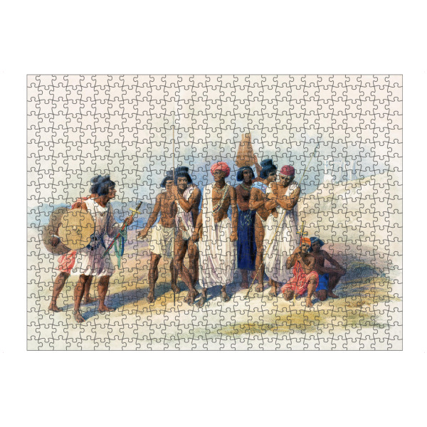 artboxONE Puzzle "Gruppe von Nubiern" artboxONE - Reise,Menschen,Reise / Afrika